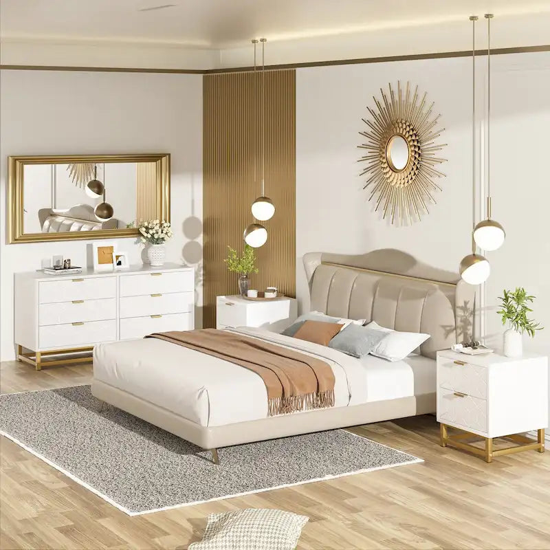 Kommode mit 6 Schubladen fürs Schlafzimmer, Schubladenkommode aus Holz