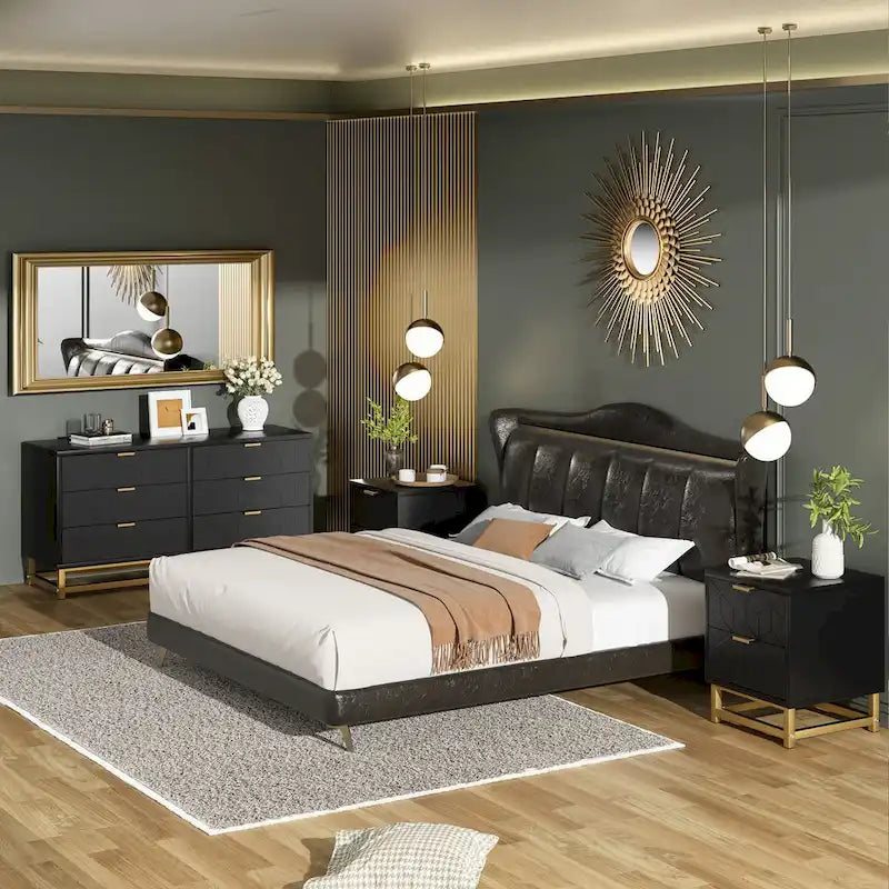 Kommode mit 6 Schubladen fürs Schlafzimmer, Schubladenkommode aus Holz